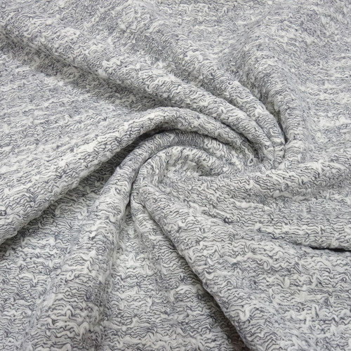 Stoff strickstoff weiss grau - weiss,