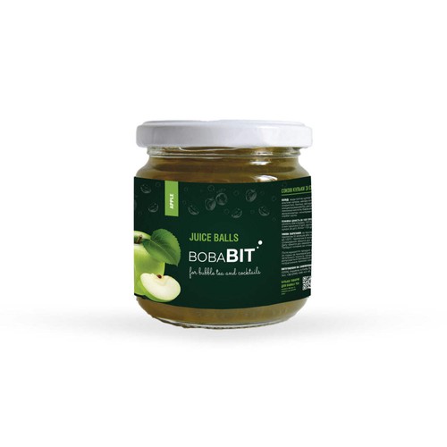 Popping boba apfel 210g - boba,