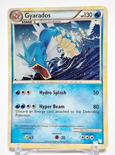 Pokemon karte gyarados garados - karte,