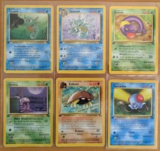 6 Vintage 1. Edition Pokemon