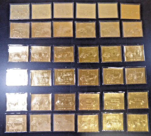 Sambia 1987 goldfolien - sambia, 1987,