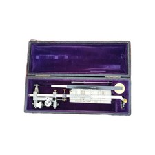 ANTIQUE G.CORADI ZURICH SWITZERLAND PLANIMETER Complete with case