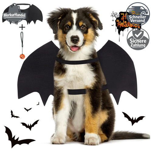 Hundekostüm fledermausflügel - hundekostüm,