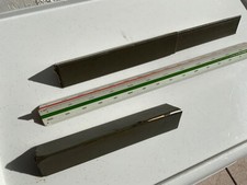 Dreikantstab Dreikantlineal Reduktionsmaßstab Messstab DDR  Lineal Dreikant OVP