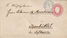 1 Gr. Ganzsache MiNr. U 8 mit K2 RINGELHEIM nach Isenbüttel