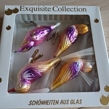Christbaumkugeln, Glasvögel, bunt
