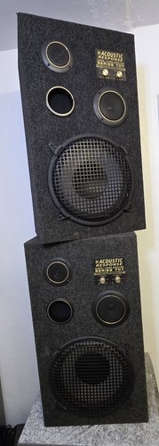 Acoustic response audio - acoustic, audio/video