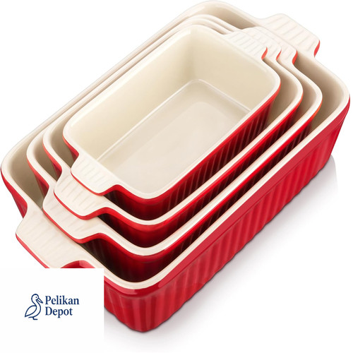 Auflaufform set teilig - auflaufform, 4-teilig