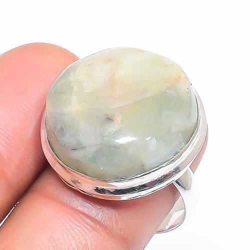 Aquamarin ring runde form - aquamarin,