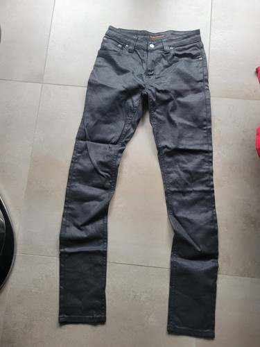Nudie jeans coated schwarz - coated,