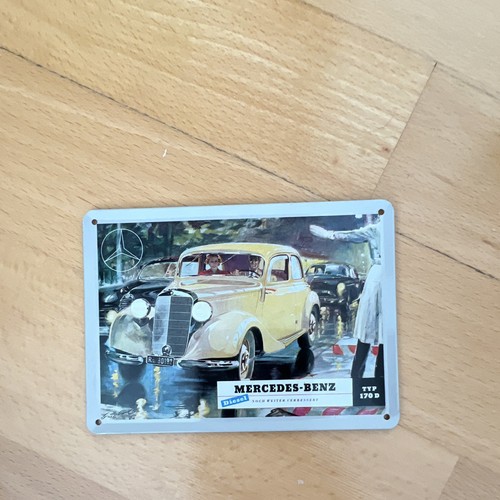 Mercedes benz blechschild - mercedes-benz,