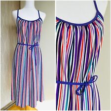 Kleid Tunika Vintage Retro 70er 70s Hippie Ibiza 38 40 42 Strand St.Tropez Space