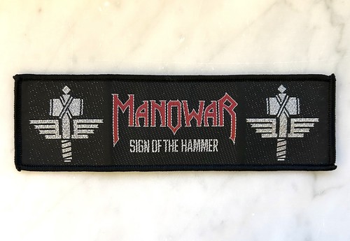 Manowar patch aufnäher sign - aufnäher,