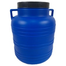 Weithalsfass 10 Liter Sauerkrautfass Regen Fass Gepäcktonne Camping blau