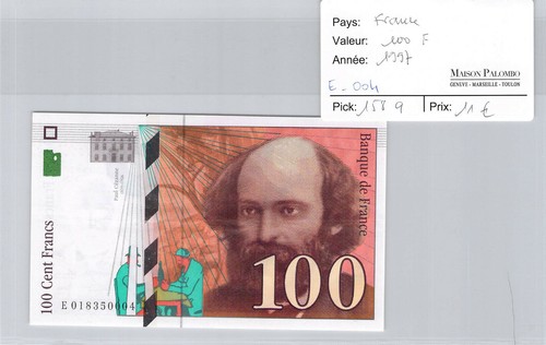 Schein frankreich 100 francs - schein,