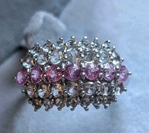 Pinkfarbener ceylon saphir - pinkfarbener,