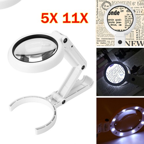 Objektiv lupe mit led - objektiv,