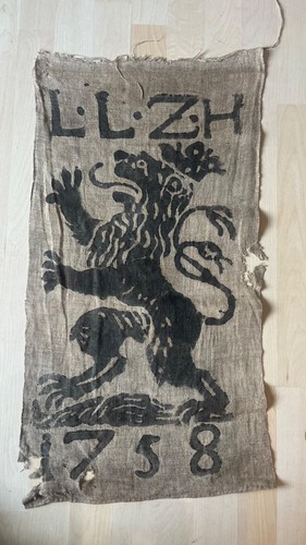 Alter jagd lappen 72x38cm - jagd,