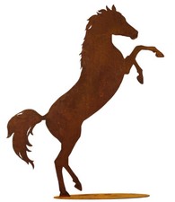 Dekofigur Pferd steigend auf