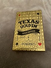 Gold Spielkarten Luxus Pokerkarten aus Plastik für Casino & Poker , Neu (8)