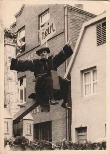 Vintage foto verkleideter mann - vintage,