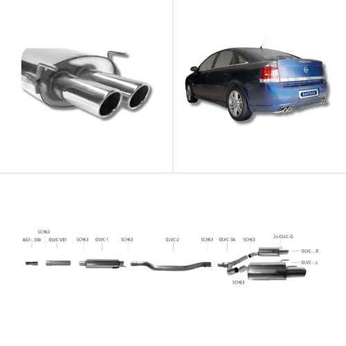 Bastuck komplettanlage opel - bastuck,