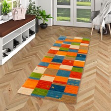 Läufer Natur Teppich Gabbeh