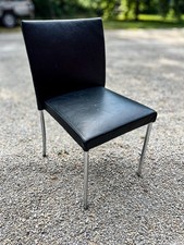 Walter Knoll Stuhl Jason Lite Leder Schwarz