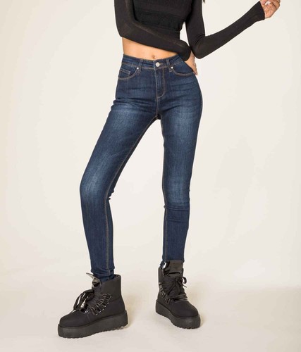 Damen push jeans hose - up,