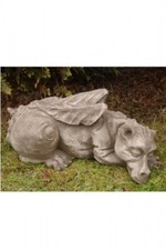 Gartenfigur Drache "SNOOZY"