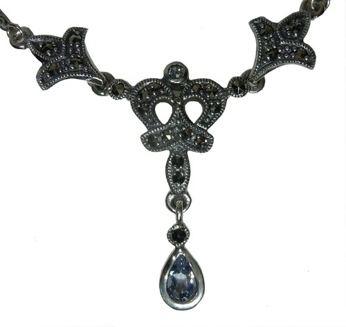 Jugendstil silber collier mit - jugendstil,
