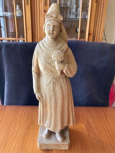 Holzfigur frau mit - frau,