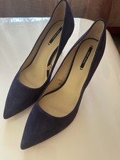 Zara Damen Schuhe High Heels , Pumps ,blau Gr. 39