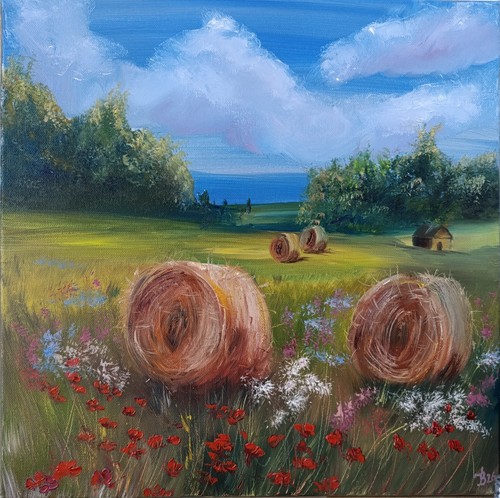Olgemalde leinwand 40x40 - leinwand, cm