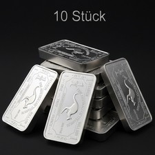 10 Stück 1 Unze Titanbarren -