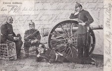 AK - Unsere Artillerie -