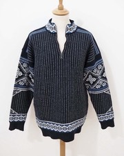 F.LLI Campagnolo Strick Pullover Grösse 56 Herren Island Norweger Style P378