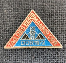 Abzeichen DDR: Tag des Bergmanns der DDR 1972 Kohle Kali Wismut Bergbau Bergmann