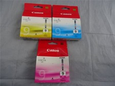 Original Canon PGI 9 Set Tintenpatronen 3 Farben CMY für Pixma Pro 9500 Series