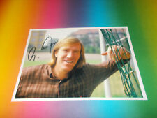Günter Netzer Borussia Möchengladbach DFB signiert signed  Autogramm 20x28 Foto