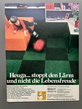 Heuga Teppichboden Van Heugten Hamburg 60s retro 1969 Vintage Ad Werbung Reklame