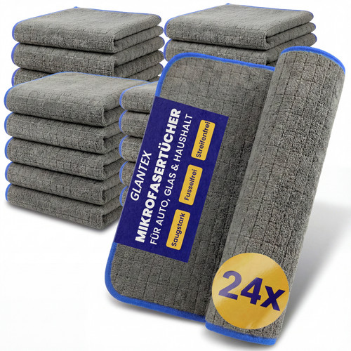 24x mikrofasertuch auto - mikrofasertuch,