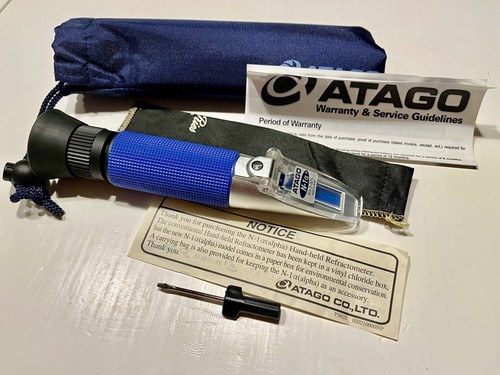 Handrefraktometer atago α - handrefraktometer, n-1