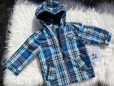 dünne Übergangsjacke Sommerjacke 92 kariert blau grün Topolino