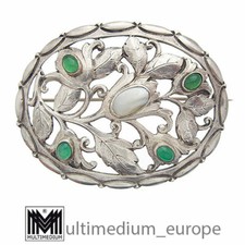Jugendstil silber brosche 1900 - silber,