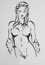 Airbrush Schablone Step by