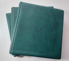 Lindner T Falzlos Alben grün und Vordruck- Albenblätter BRD 2001-2014. Neuwertig