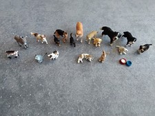 SCHLEICH   17 Tiere Haustiere viele Hunde Katzen Hasen Esel 