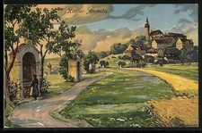 Künstler-AK Andechs, Kloster