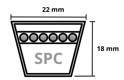 Keilriemen swr spc2000 - |,